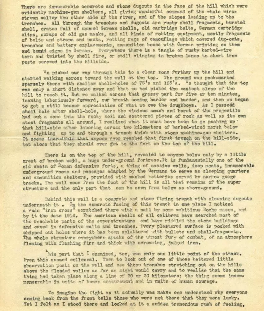Frank Canaday's Letter