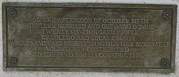 McKinley Memorial, Plaque 3