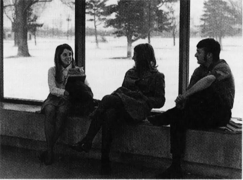 Students at the Community and Technical College, ca. 1970.