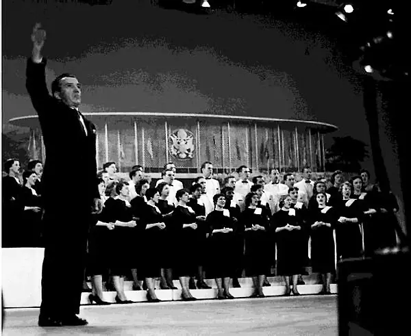 The UT Chorus on the Ed Sullivan Show, 1958