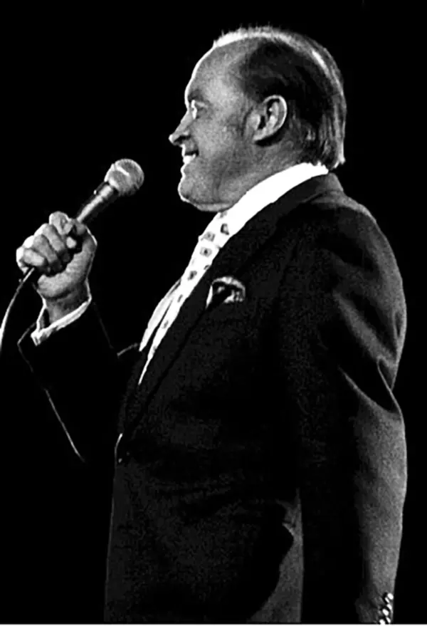 Bob Hope performing at Centennial Hall, 1976