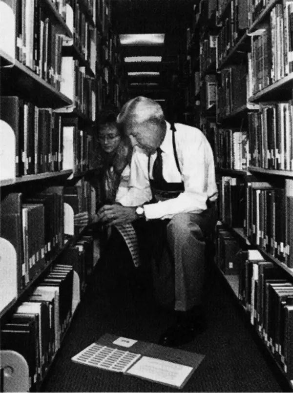 President Horton supporting the library automation project in 1991 