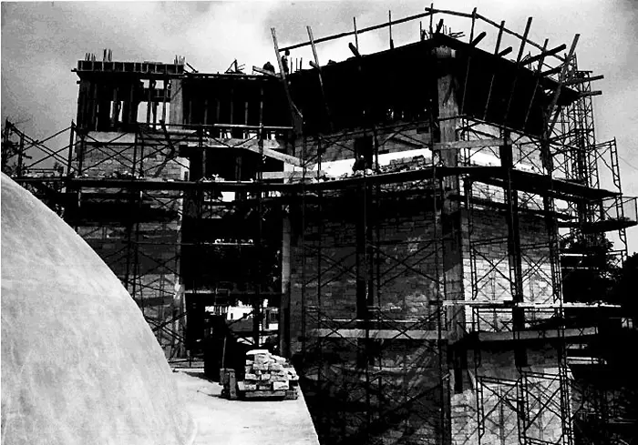 The construction of Ritter Planetarium and Observatory, 1967.