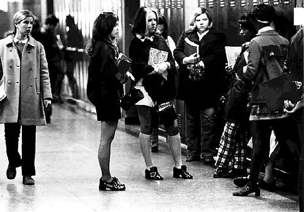 Scenes of student life, ca. 1972.