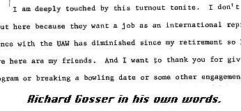 Speech of Richard Gosser on the occasion of Richard Gosser Day, June 18, 1964
