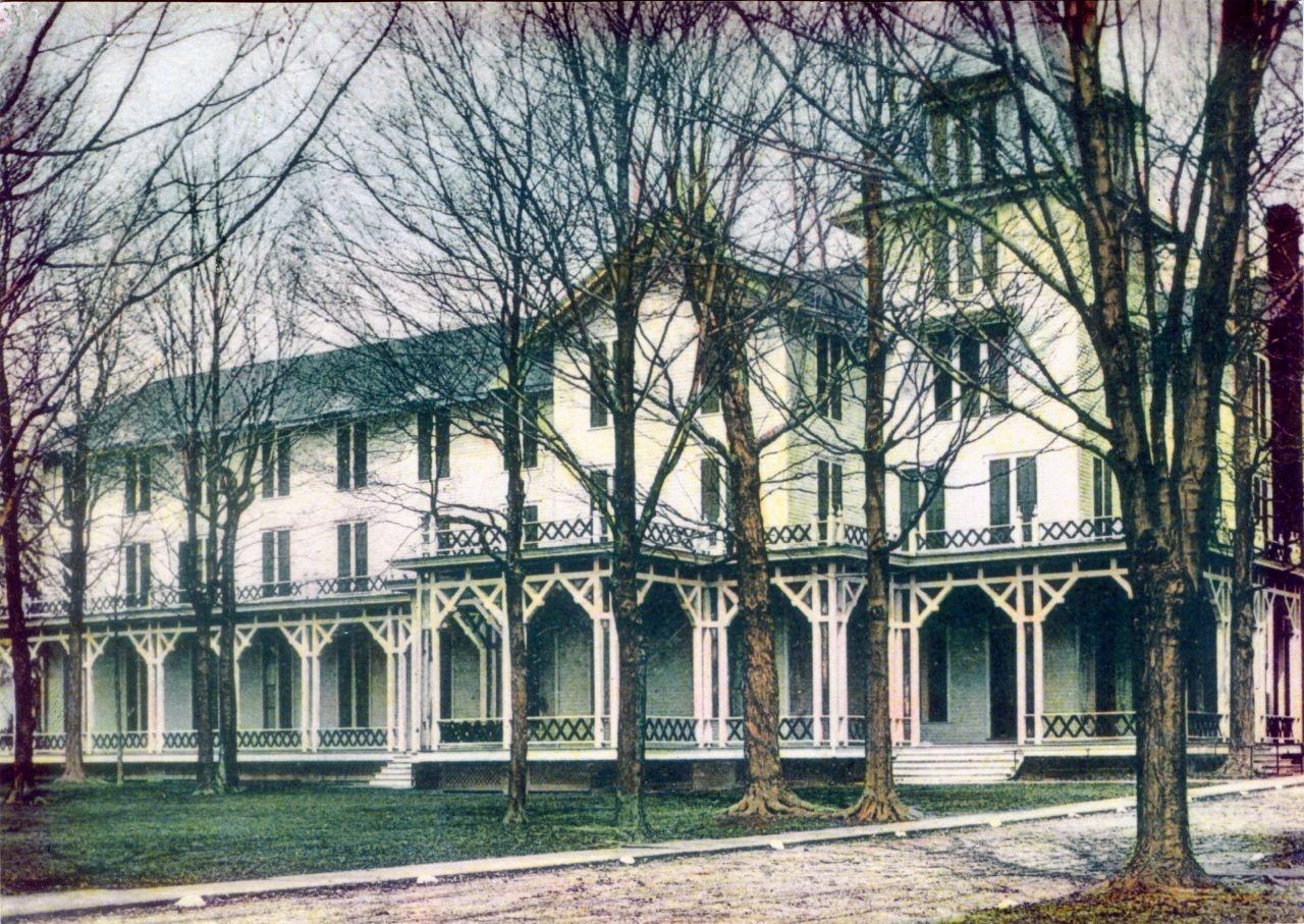 New Club House Built 1882, cost of $25,000 (Source: Dr. Martin Taliak Collection)