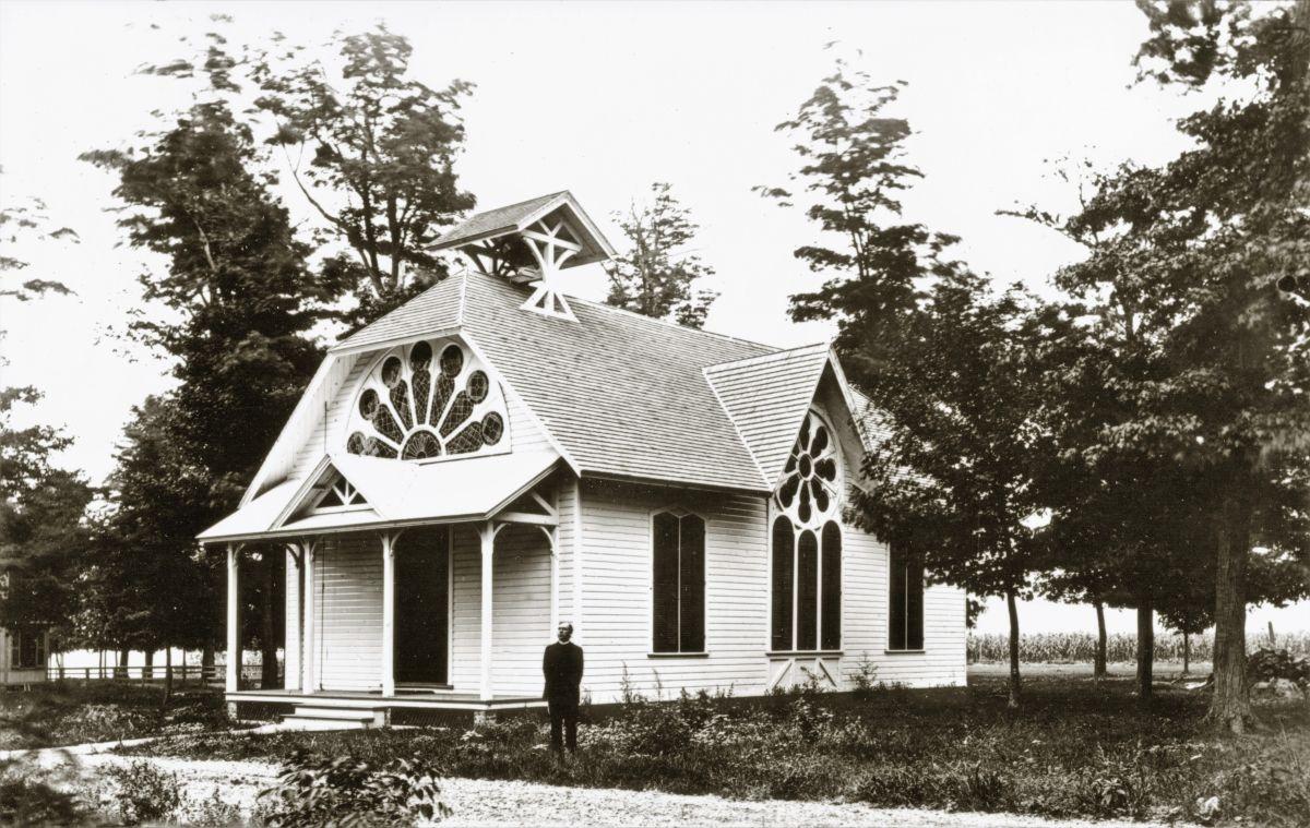 Chapel Built 1882,  cost of $1,500 (Source: Dr. Martin Taliak Collection)