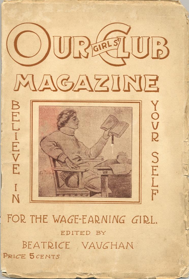 Cover of "Our Girls' Club Magazine", Vol. 1, no. 1, October 1913 