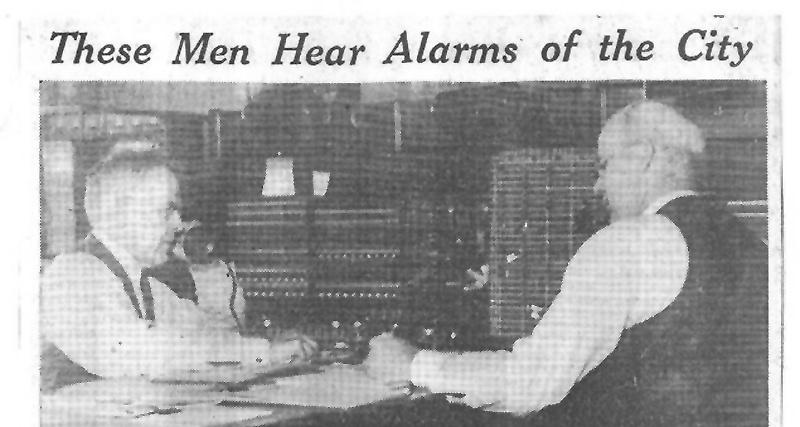 These Men Hear Alarms of the City: Alert Operators Responsible for Speed of Fire Department