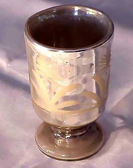 Mercury Glass Tumbler (Late 19th Century)