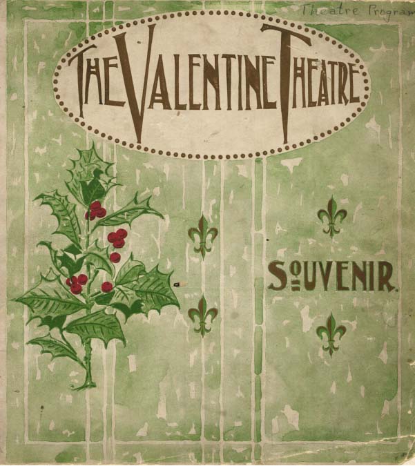 Cover of the 1897 souvenir program