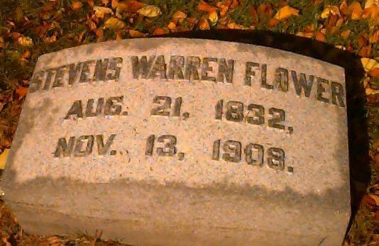 Stevens Warren Flower's grave