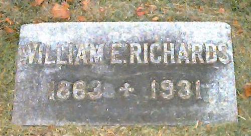 William E. Richards's grave