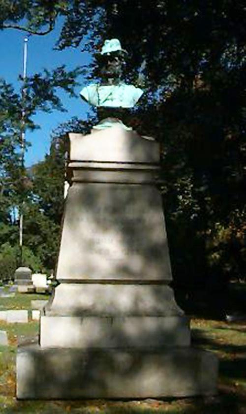 Gen. James B. Steedman's grave (front view)