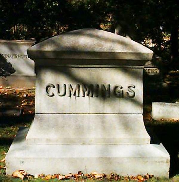 The Cummings family gravesite 