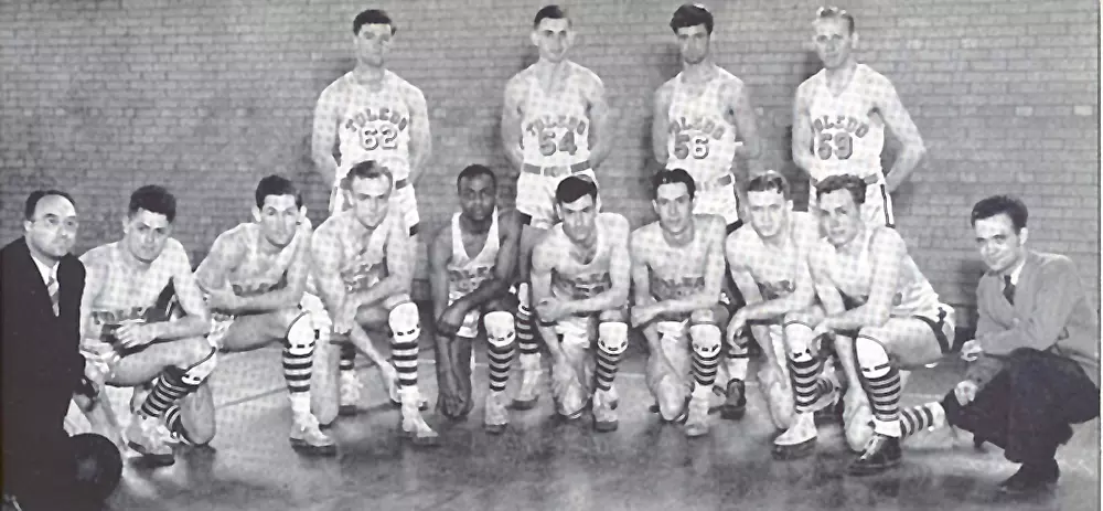 William Jones and his teammates, 1938