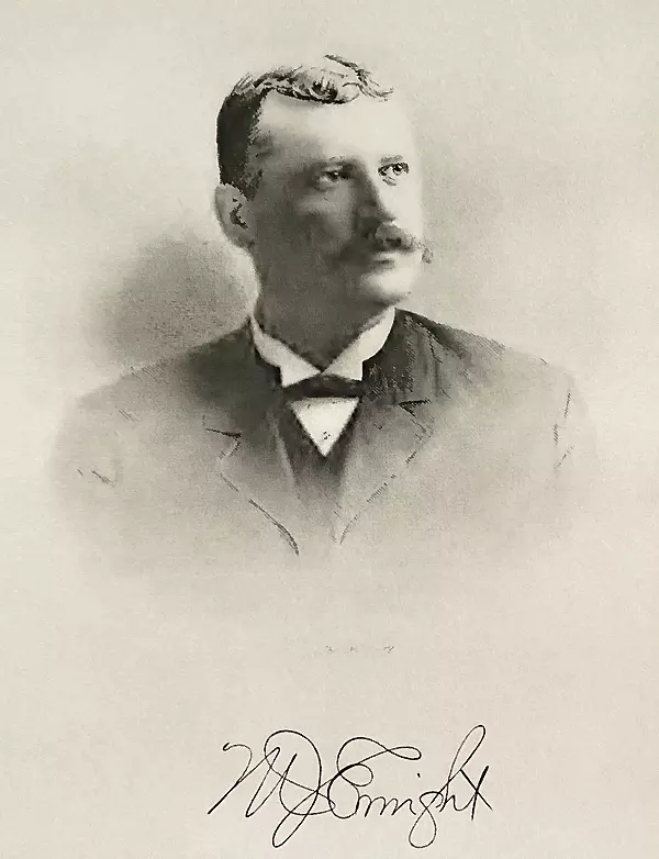 Michael J. Enright. Middle Bass Club member 1877.