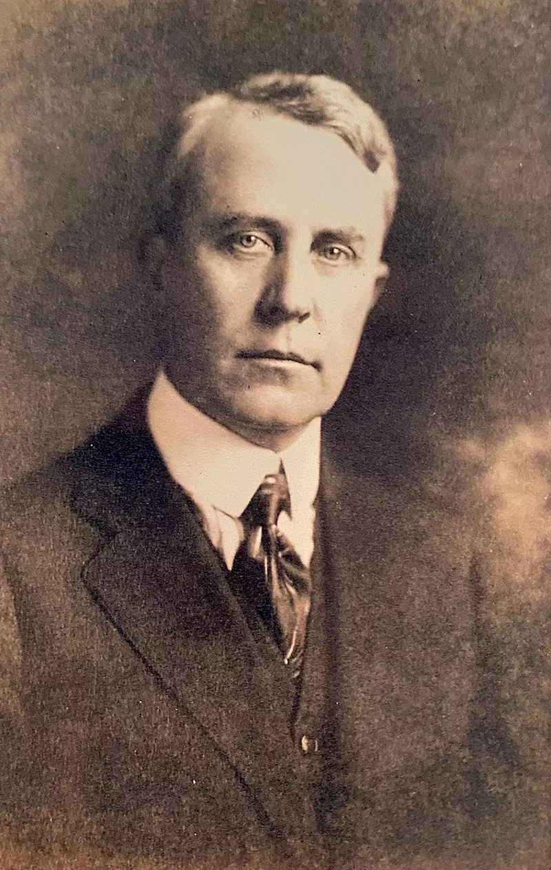 William K Terry. Middle Bass Club member who purchased a cottage on Grove Avenue October 1925. Source: Carroll Terry