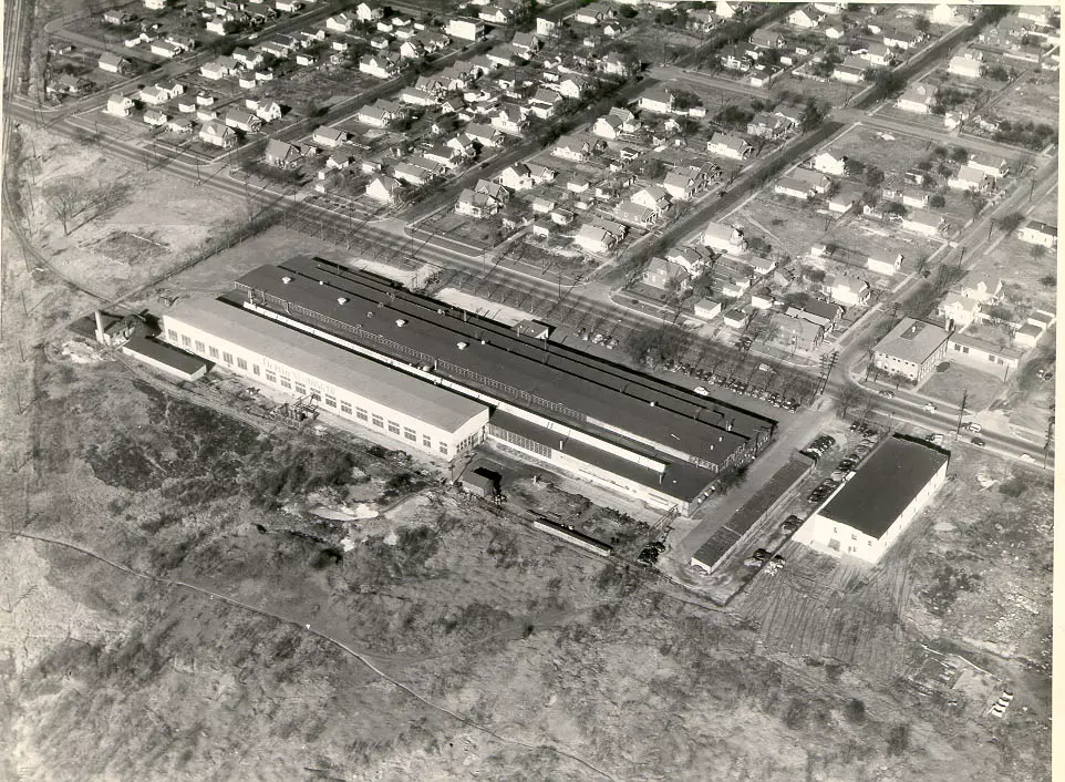 Acklin Stamping Plant, 1946. 115,000 square feet.