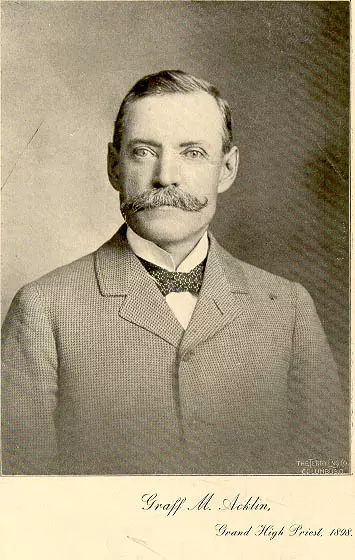 Grafton Acklin, Acklin founder and president from 1911-1926. Photo from 1898.