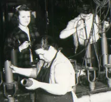 Women working at Acklin during the war