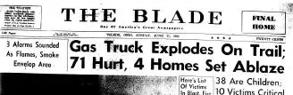 The Blade's Coverage of the Disaster