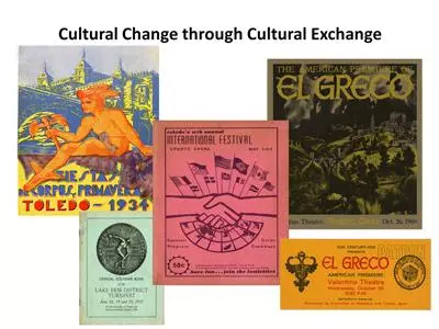 Chapter 4 - Cultural Change through Cultural Exchange