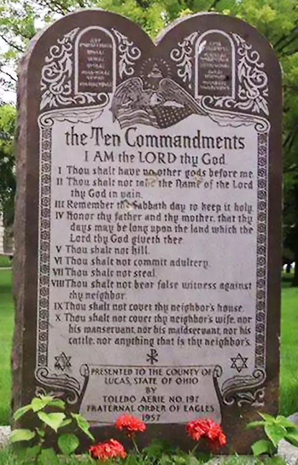 The Ten Commandments Monuments