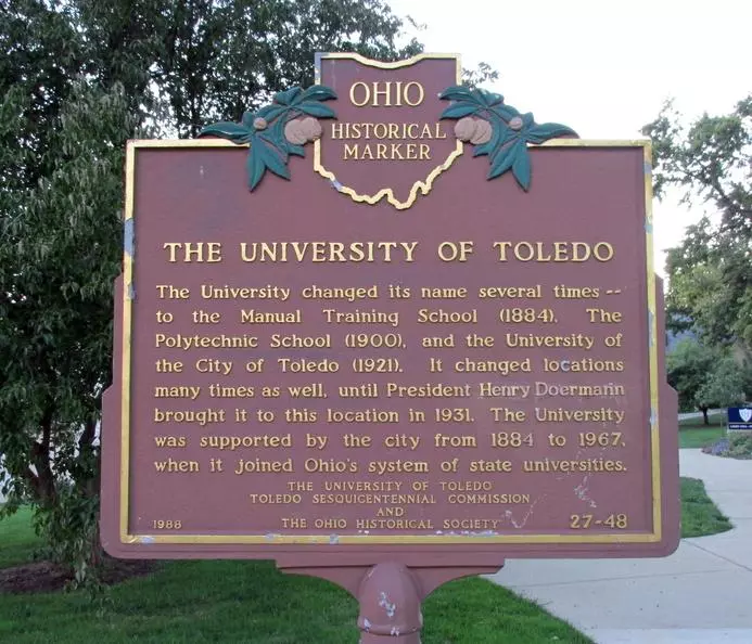 The University of Toledo (27-48, Back)