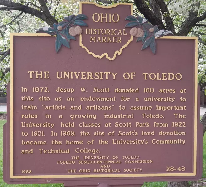 The University of Toledo, Scott Park Campus (28-48, Front)