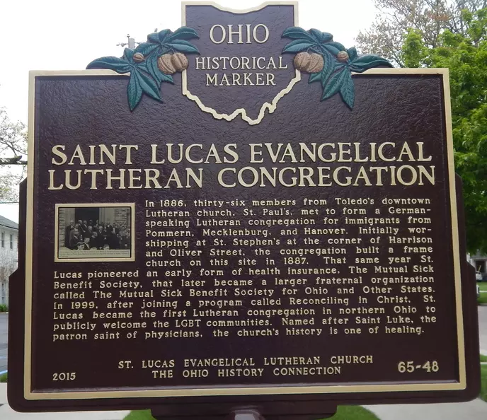 Saint Lucas Evangelical Lutheran Congregation (65-48, Front)
