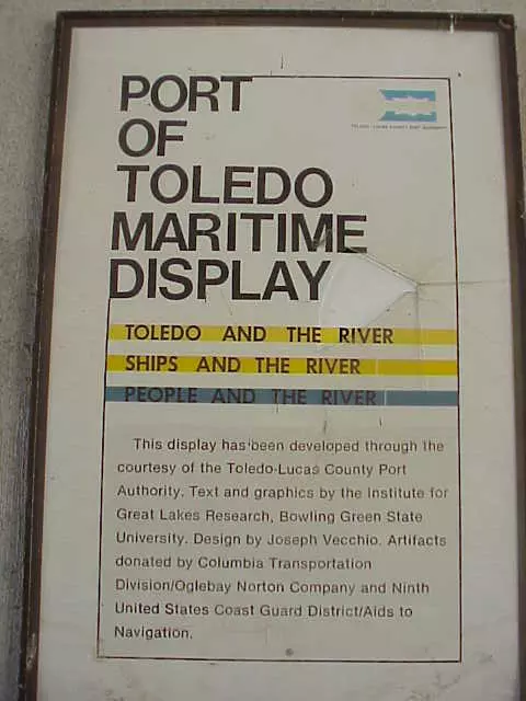 Port of Toledo Maritime Display Sign