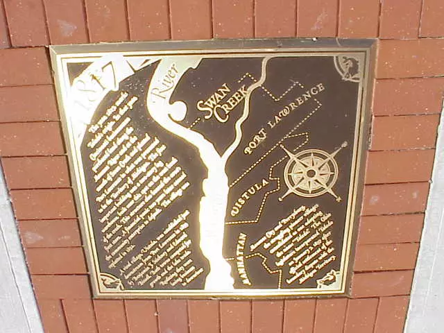 River Walk: Central Plaza (plaque)