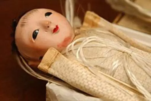  Spun glass doll made by the Libbey Corporation for the 1893 World's Columbian Exhibition in Chicago 