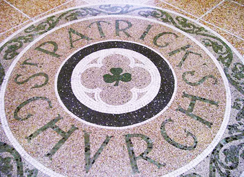 Front hall of Historic St. Patrick's Church