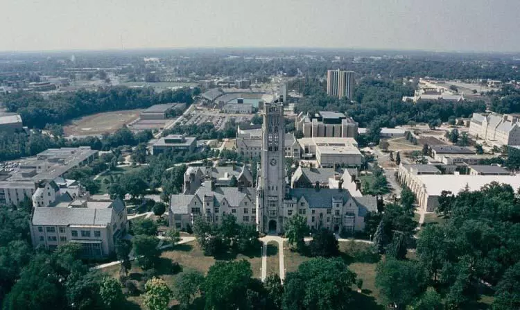 Aerial View of the University of Toledo Campus 