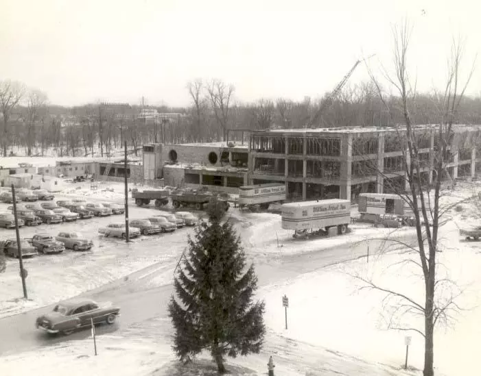 Engineering-Science Building During Construction