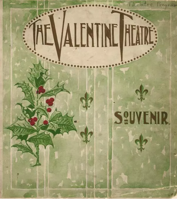 Cover of the 1897 souvenir program