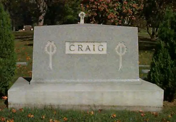 John Craig's grave
