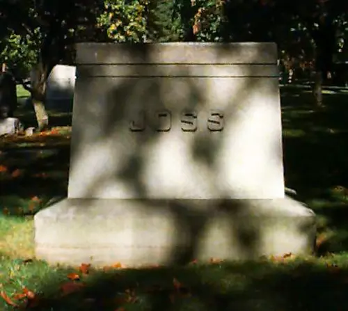 Adrian "Addie" Joss's grave