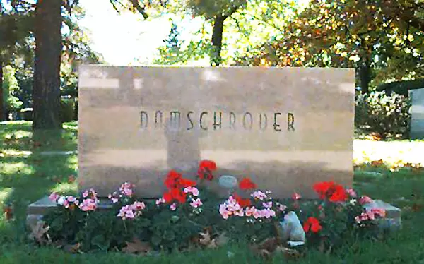 Edwin F. Damschroder, Sr.'s grave